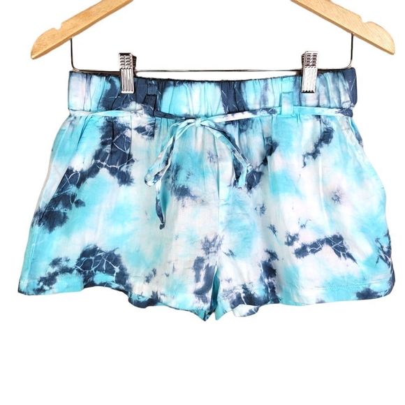Elan NWT Tie Dye Comfy Shorts with a Drawstring 100% Cotton - Picture 3 of 8